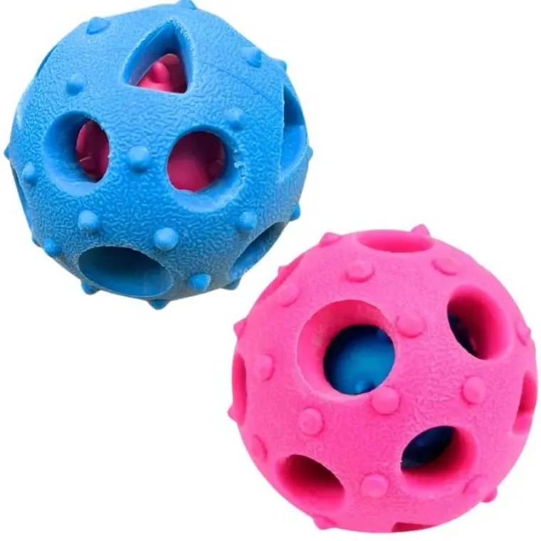 Aktivitetslegetøj Til Hunde|Ollipet Hundelegetøj^Ollipet Double Joy ball