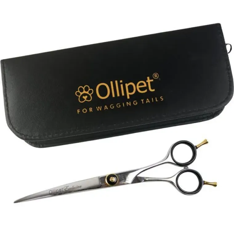 Pelsplejeredskaber^Ollipet Exclusive Buet groomingsaks7,5" | No. 771