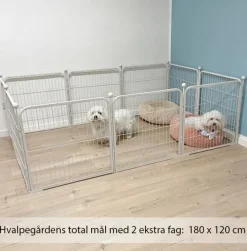 Hvalpegård^Ollipet 2 fag extension m. stokke | 60cm. Høj