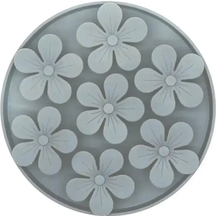 Snusemåtter/Slikkeplader^Ollipet Flip Flower Slikkemåtte