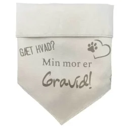 Puppy Shower Party|Hundetøj^Ollipet "Gæt Hvad? Min mor er Gravid" Bandana