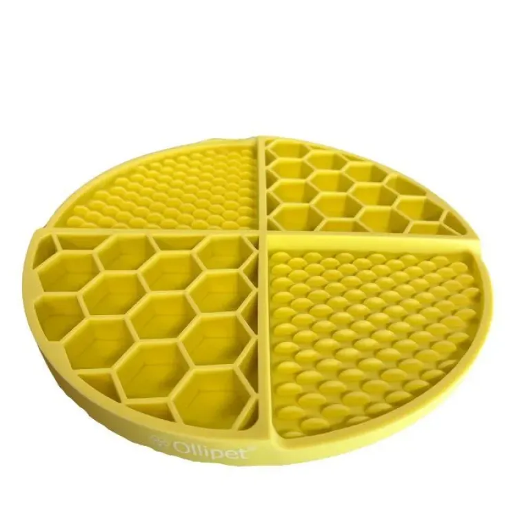 Separationsangst|Snusemåtter/Slikkeplader^Ollipet Happy Doggy slikkemåtte | 21 cm