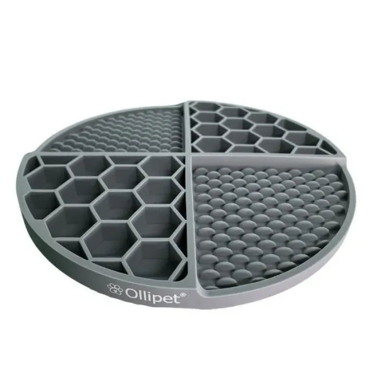 Separationsangst|Snusemåtter/Slikkeplader^Ollipet Happy Doggy slikkemåtte | 21 cm