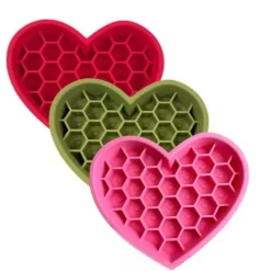 Snusemåtter/Slikkeplader|Valentine^Ollipet hjerte slowfeeder slikkeskål | 22 cm