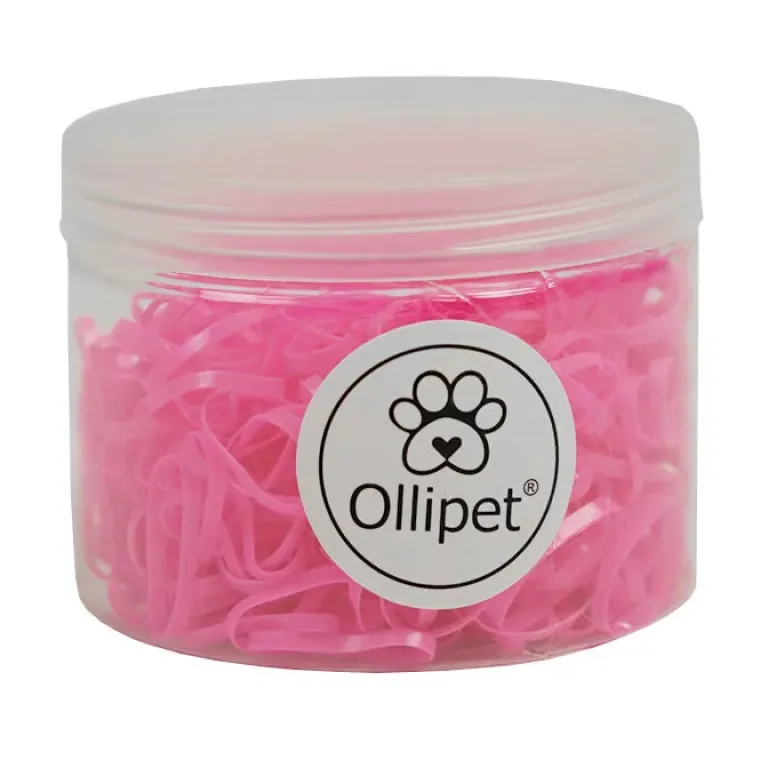 Hårpynt Til Hunde^Ollipet hårelastik i dåse