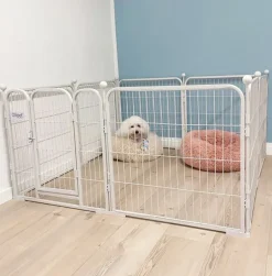 Til Opdrættere|Hvalpegård^Ollipet hvalpegård m. stokke og gulvbeskytter | 60cm. Høj