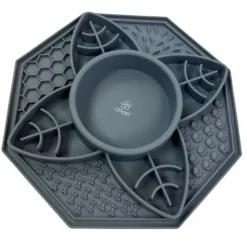 Snusemåtter/Slikkeplader^Ollipet 2i1 Mandala slikkemåtte | OUTLET