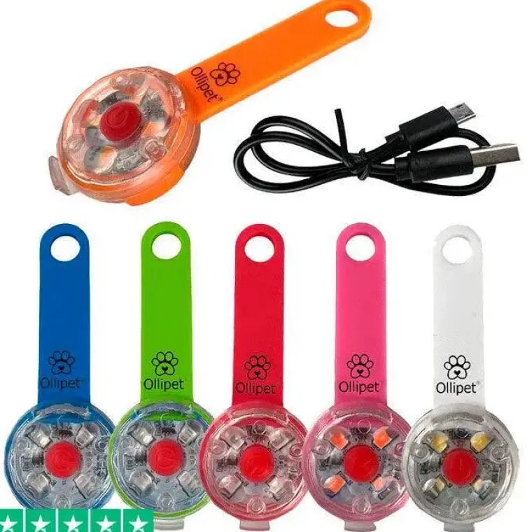 Efterårsklar|Løbeturen^Ollipet LED Light in the dark | Genopladelig