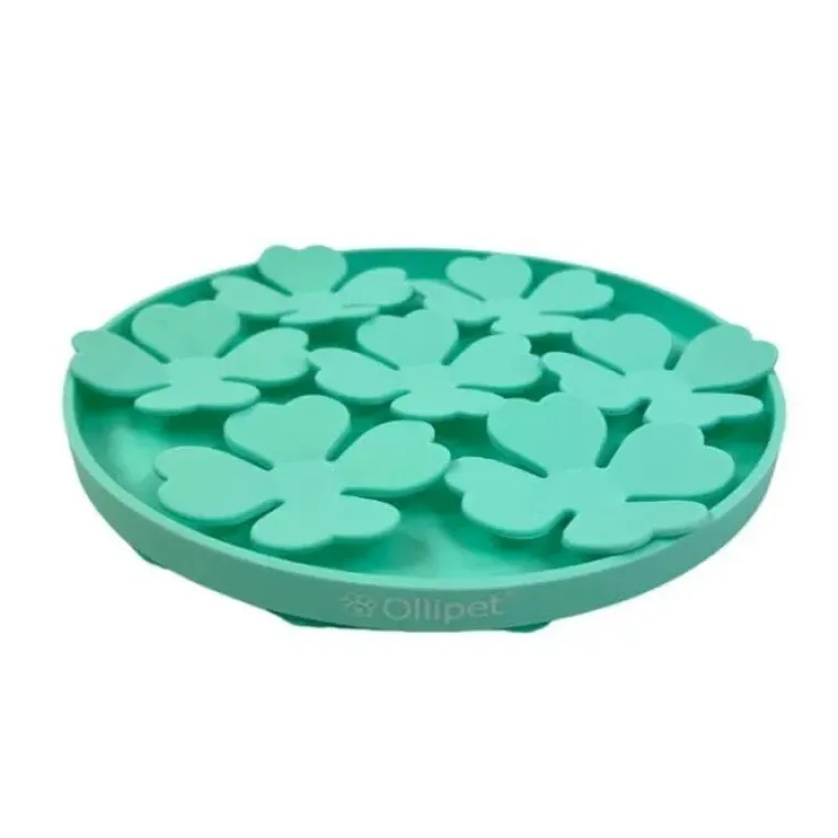 Separationsangst|Snusemåtter/Slikkeplader^Ollipet Lucky Flip Flower Slikkemåtte | 20 cm