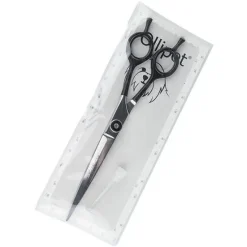 Pelsplejeredskaber^Ollipet Mat Black groomingsaks No. 503 | 7,5