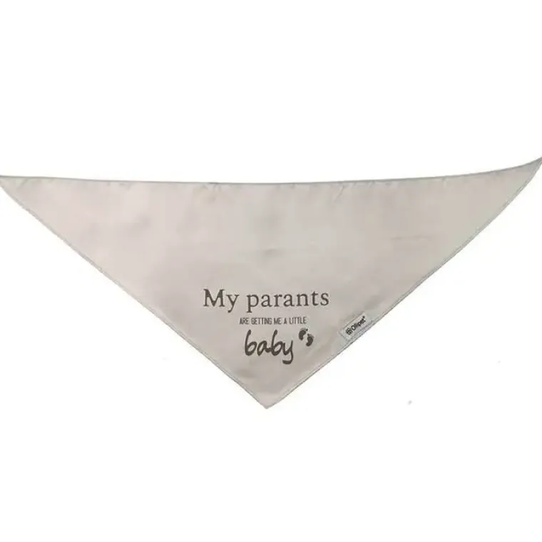Hundetøj^Ollipet "My parents are getting me a little baby" bandana