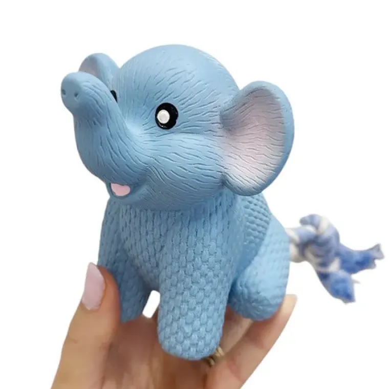 Ollipet Hundelegetøj|Hvalpelegetøj^Ollipet Natur Latex | Elefanten Bodil