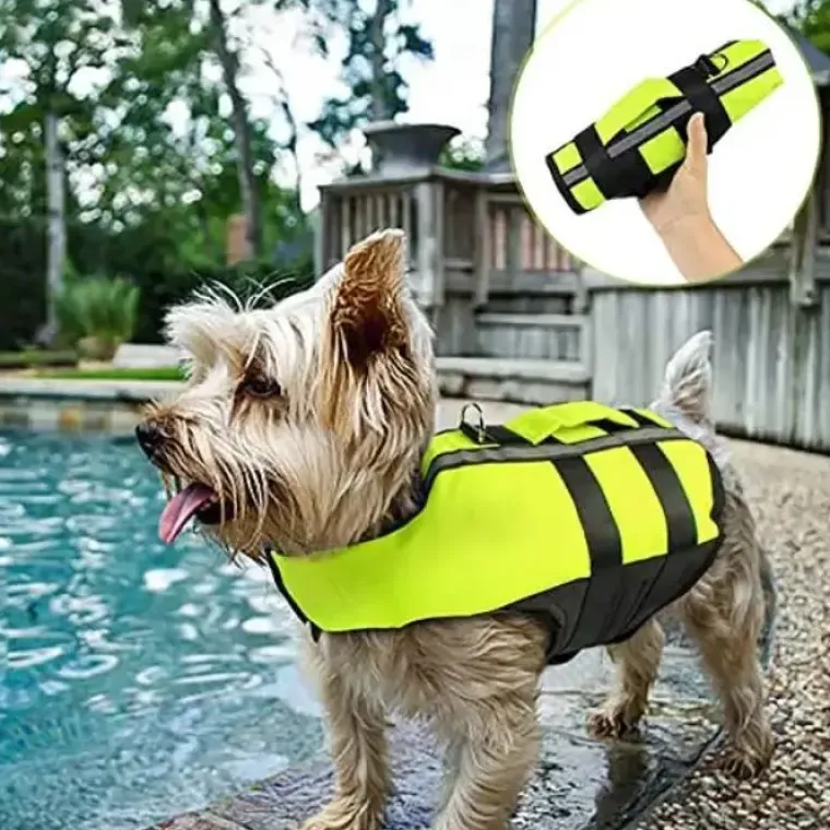 ☀️Sommerklar|Hundeferien^Ollipet oppustelig redningsvest til små hunde