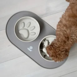 Snusemåtter/Slikkeplader^Ollipet paw slowfeeder keramikskål