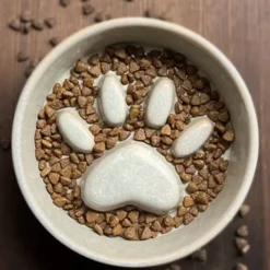 Snusemåtter/Slikkeplader^Ollipet paw slowfeeder keramikskål