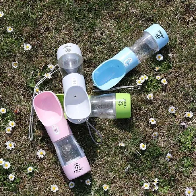 Hundeferien|Madskål Og Vandskål^Ollipet Pet Water Cup | 2i1