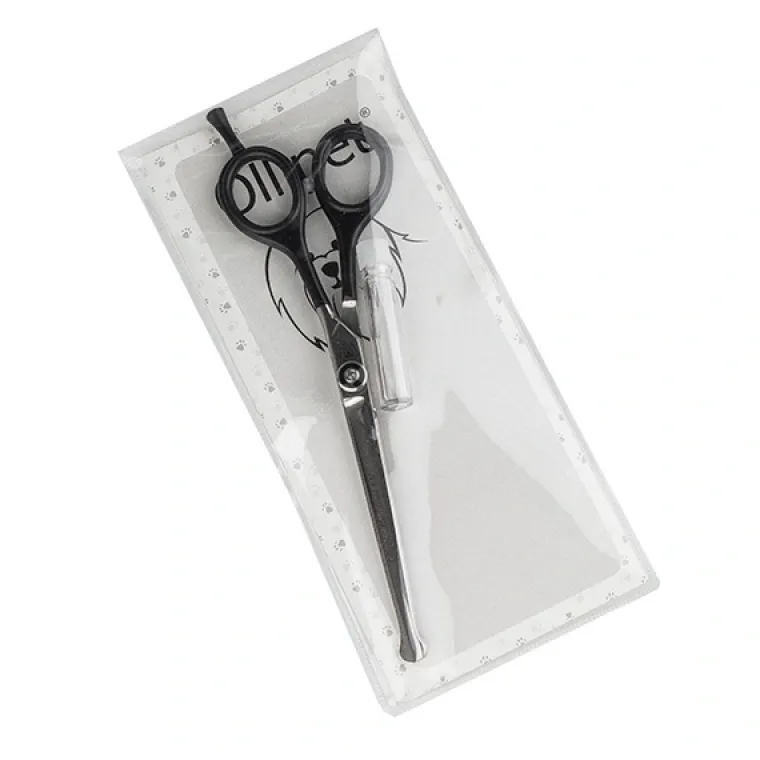 Pelsplejeredskaber^Ollipet Potesaks - Mat sort | 6,5"