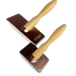Pelsplejeredskaber^Ollipet Professional Slicker Brush | u. dupper Steel Black