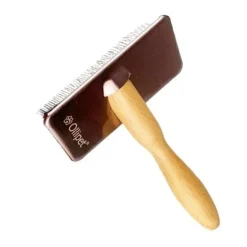 Pelsplejeredskaber^Ollipet Professional Slicker Brush | u. dupper Steel Black