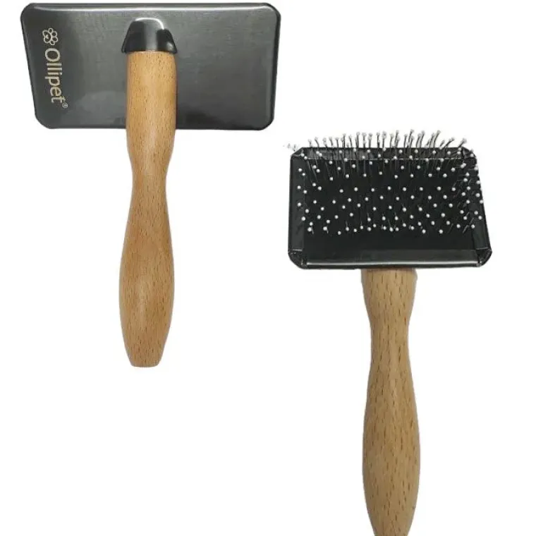 Pelsplejeredskaber^Ollipet Professional Slicker Brush | Med dupper