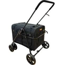 Transporttasker Til Hunde|Klapvogne Og Transport^Ollipet Rimini 2i1 Transporttaske aftagelige hjul (DC)