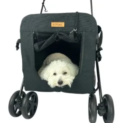 Transporttasker Til Hunde|Klapvogne Og Transport^Ollipet Rimini 2i1 Transporttaske aftagelige hjul (DC)