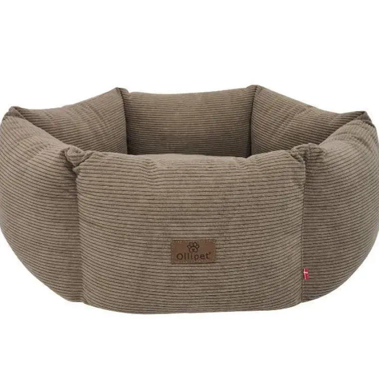 Hundesenge^Ollipet Six Stars hundekurv Mocca Brown