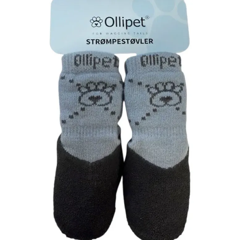 ❄️Klar Til Vintervejret|Hundesko^Ollipet skridsikre strømpestøvler | 4 stk.