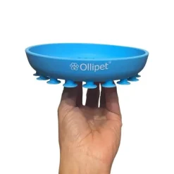 Snusemåtter/Slikkeplader^Ollipet slikkeskål med sugekopper