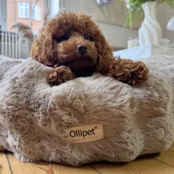 Hundesenge^Ollipet Soft Wave Luksus Donutseng | Khaki