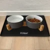 Madskål Og Vandskål^Ollipet Spiseunderlag m. høj kant