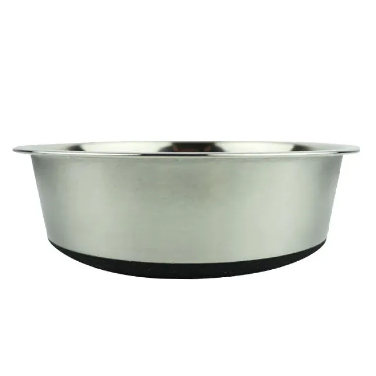 Madskål Og Vandskål^Ollipet Stainless steel bowl anti-slip