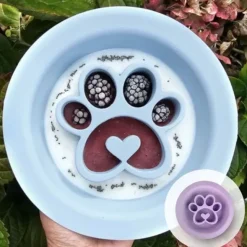 Snusemåtter/Slikkeplader^Ollipet Sweet Paw 2i1 | Slikkeskål