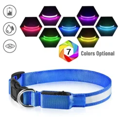 Hundehalsbånd|Løbeturen^Ollipet The Stripe LED Collar | Halsbånd med lys