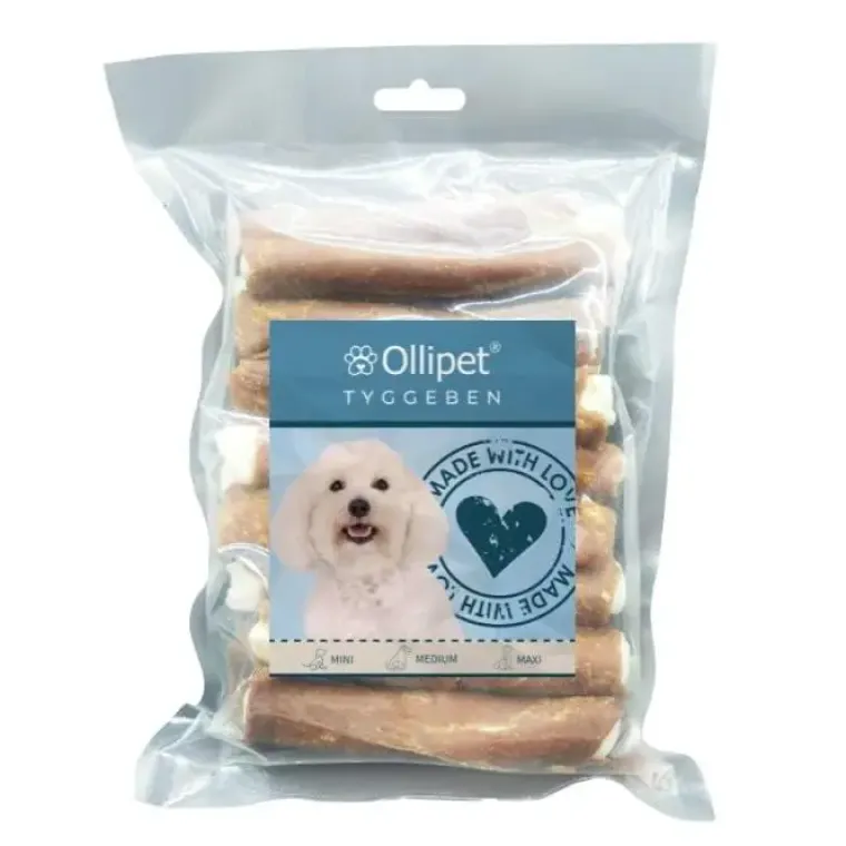 Godbidder Og Gnaveben^Ollipet Thin Rolls | Tyggestænger