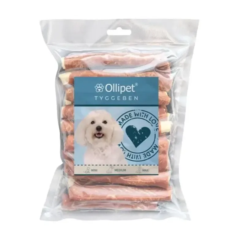 Godbidder Og Gnaveben^Ollipet Thin Rolls | Tyggestænger