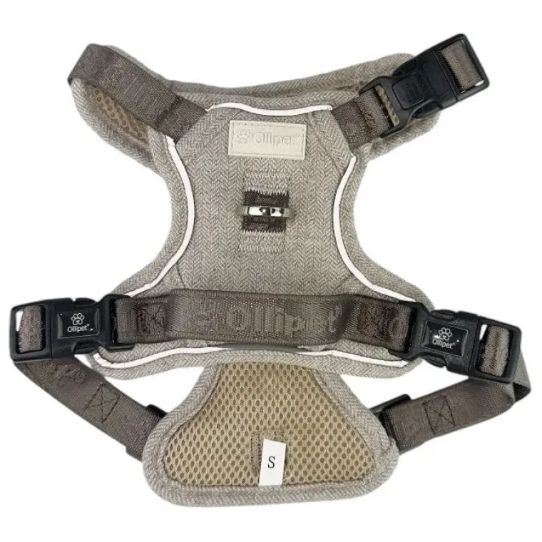 Hundeseler^Ollipet Tweed H-sele | Coffee