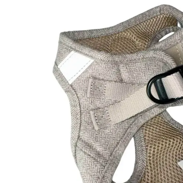 Hundeseler|Hvalpesele Og Hvalpeliner^Ollipet Tweed Step-in hundesele | Sand