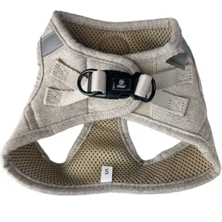Hundeseler|Hvalpesele Og Hvalpeliner^Ollipet Tweed Step-in hundesele | Sand