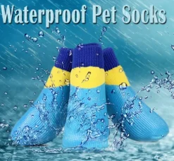Efterårsklar|Hundesko^FashionDoggy Outdoor waterproof pet socks - kort skaft