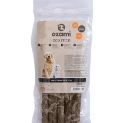 Single Protein & Foder & Godbidder|Godbidder Og Gnaveben^Ozami Dog Snack Cod Stick | 100g