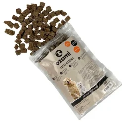 Godbidder & Smagsvarianter|Single Protein & Foder & Godbidder^Ozami Dog Snack Fish Cubes | 100g