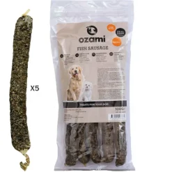 Godbidder & Smagsvarianter|Godbidder Og Gnaveben^Ozami Fish Sausage 100g.