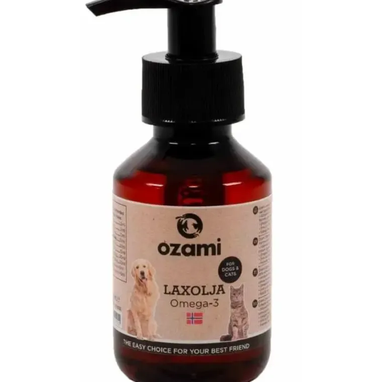 Helse Til Hunde|Fodertilskud^Ozami Lakseolie | 100ml