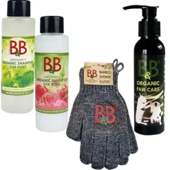 Til Opdrættere|Hvalpe Accessories^ Pakketilbud | B&B Øko Hundeshampoo Hvalpepakke | Startpakke