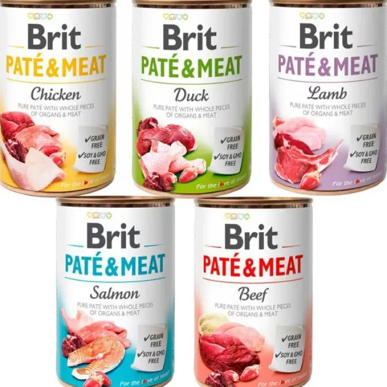 Hundemad^ Pakketilbud | Brit Paté & Meat vådfodersæt