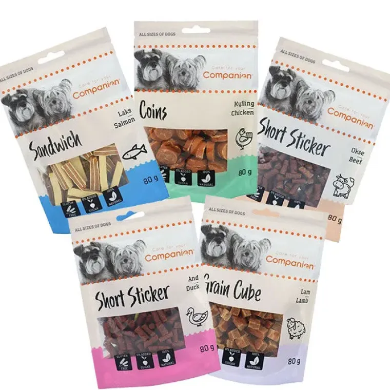 Hvalpegodbidder Og Gnaveben|Godbidder Og Gnaveben^ Pakketilbud | Companion godbidder | 5 pack