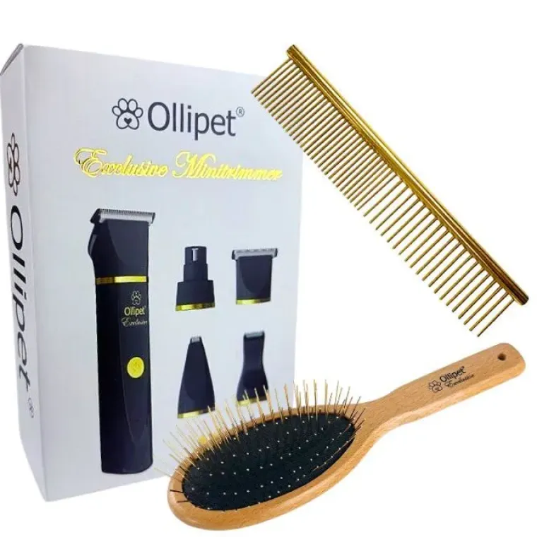 Pelspleje|Pelsplejeredskaber^ Pakketilbud | Grooming Guldpakken (sort)