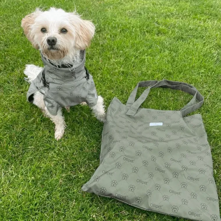 Gaveidéer Til Hundeelskeren|Hundeferien^ Pakketilbud | Ollipet Aqua Explorer De Luxe Regnjakke og Shopping net