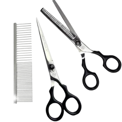 Pelsplejeredskaber|Groomingsæt^ Pakketilbud | Ollipet Basic Groomingsæt m. Kam